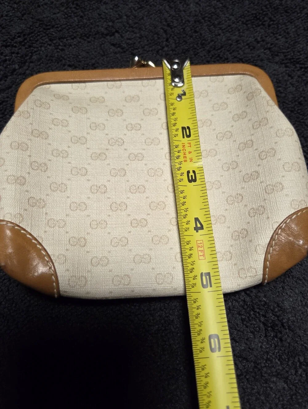 Gucci Vintage Micro GG Kisslock Coin Purse - Picture 15 of 15